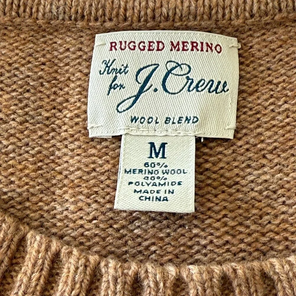 JCrew Colorblock Crewneck Sweater
